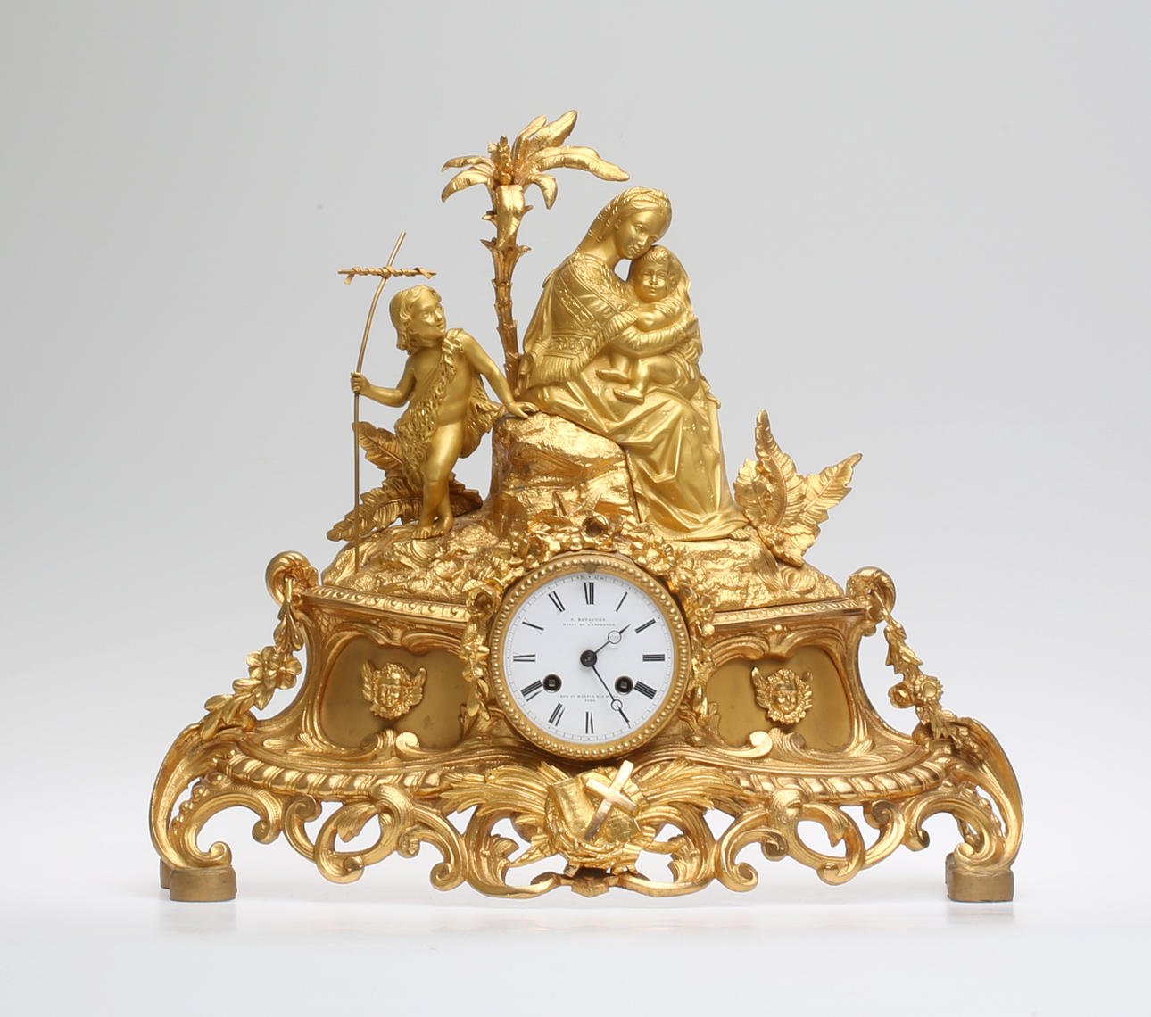 BORDSPENDYL, senempire, 1800-talets mitt.