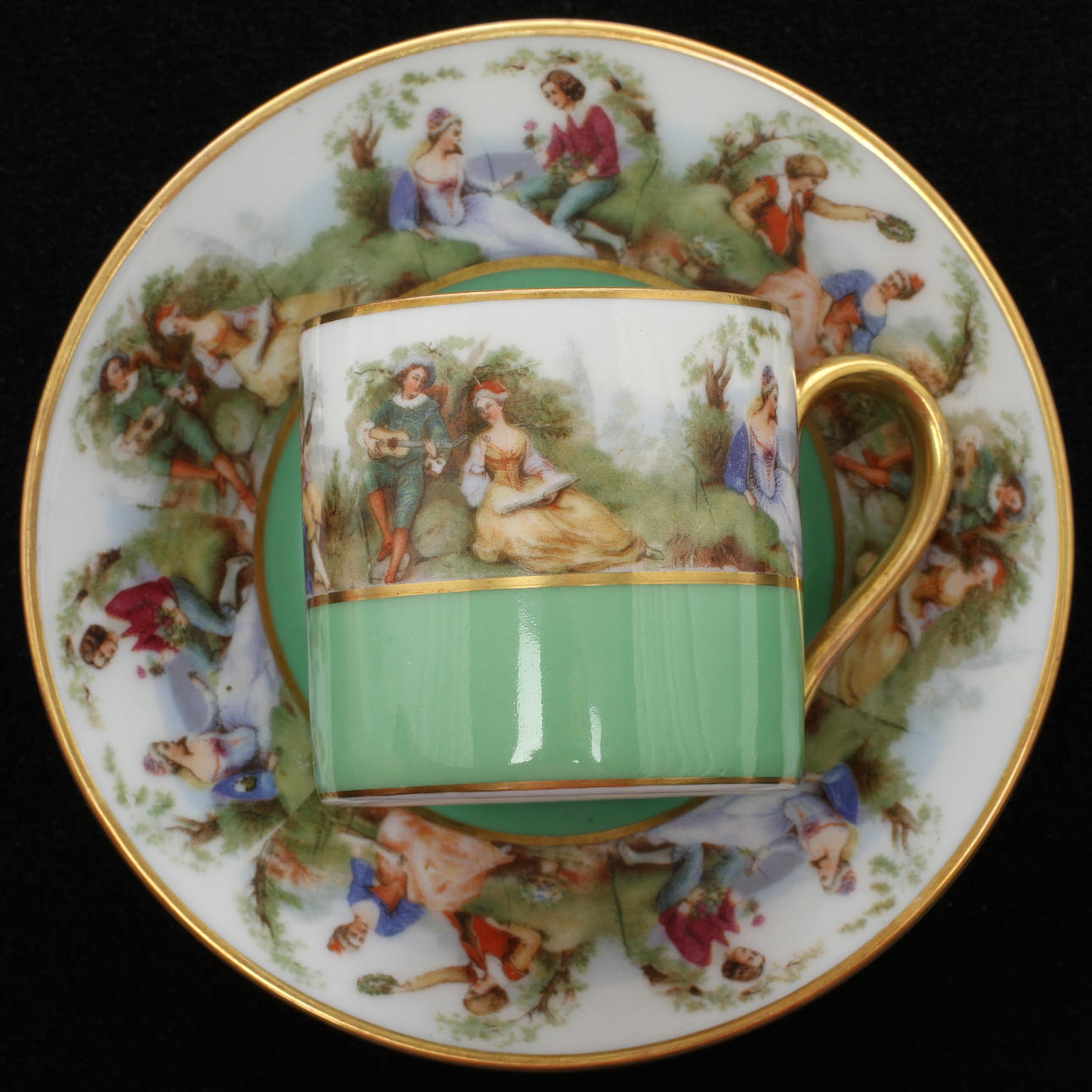 MOCCAKOPPAR MED FAT, 18 st, Thomas, Bavaria.