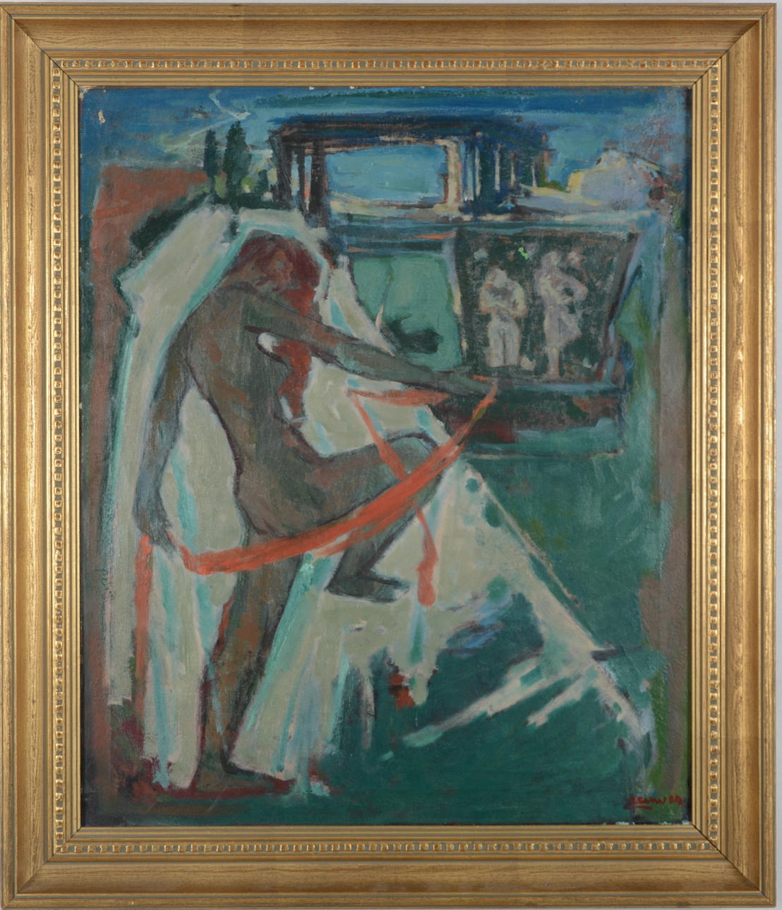 WIL VON LEEUWEN. Olja på duk.