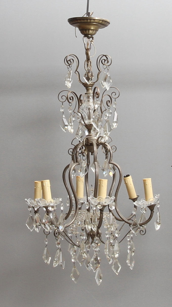 LJUSKRONA, 6 ljusarmar, 1900-talets första hälft.