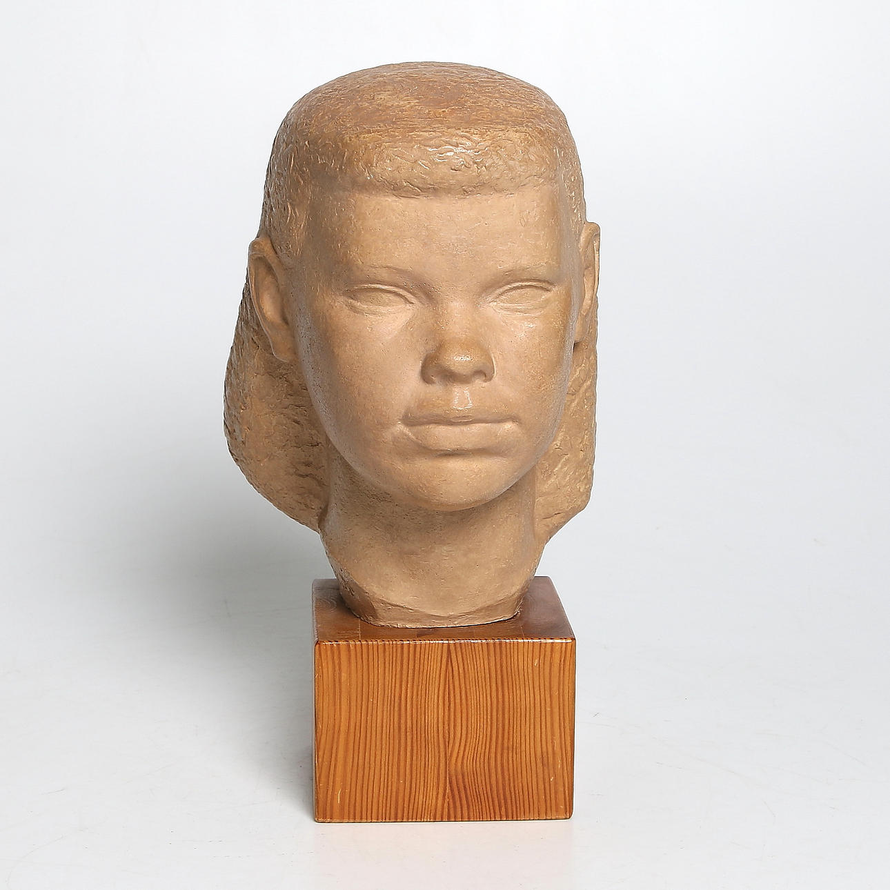 EMIL NÄSVALL. Byst, gips, signerad och numrerad 7/65.