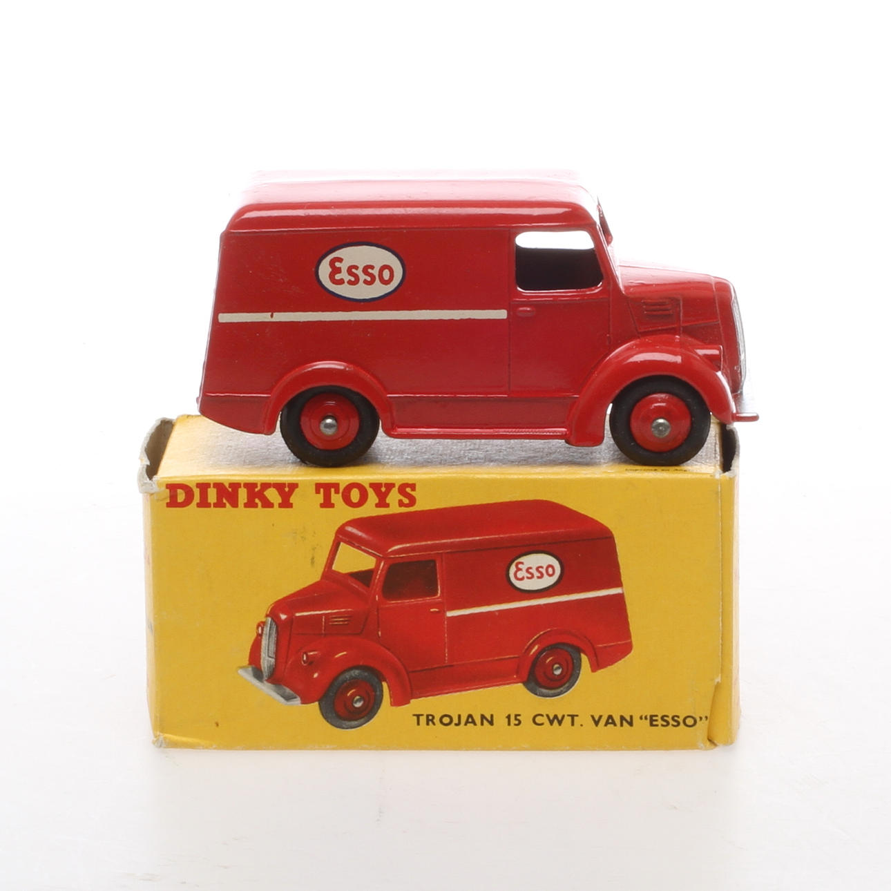 DINKY TOYS 450 TROJAN "Esso" i originalkartong.