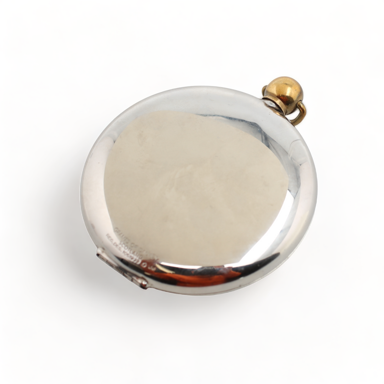 WHISKEY CUP, in pocket watch container, 