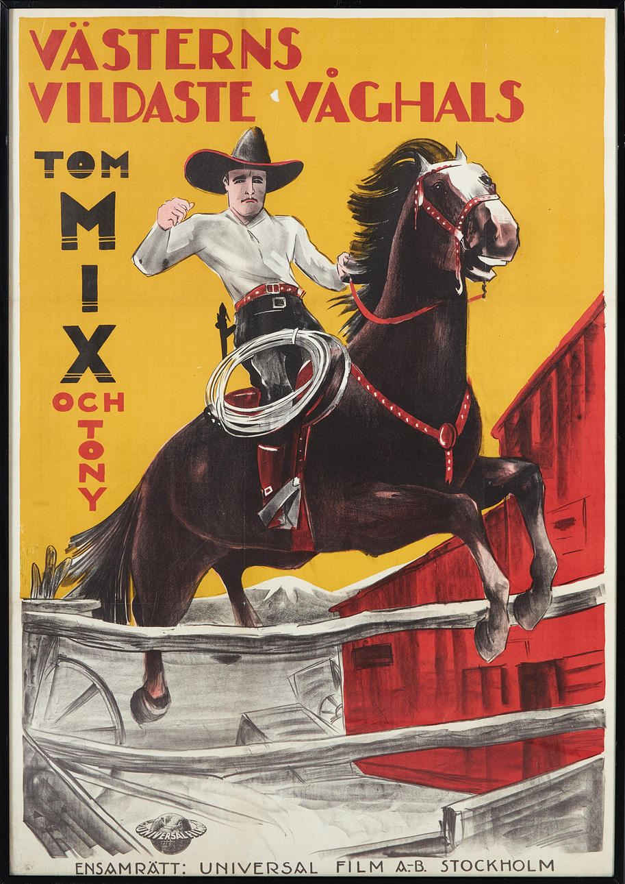 TOM MIX AND TONY, "The Wildest Daredevil of the West / The Fourth Horseman", Hamilton MacFadden, Rokotryck AB sthlm, circa 1930s.