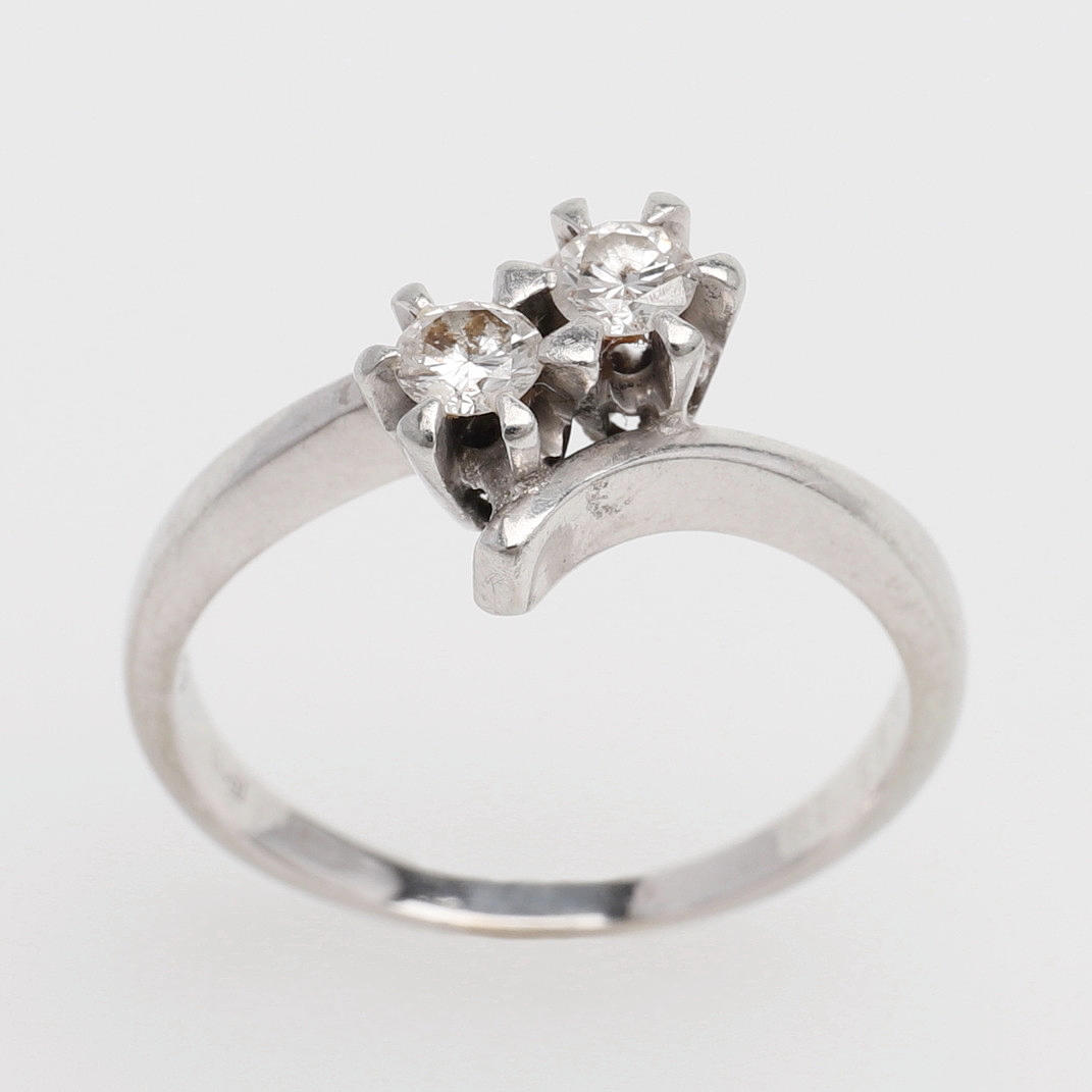 SYSKONRING MED DIAMANTER.