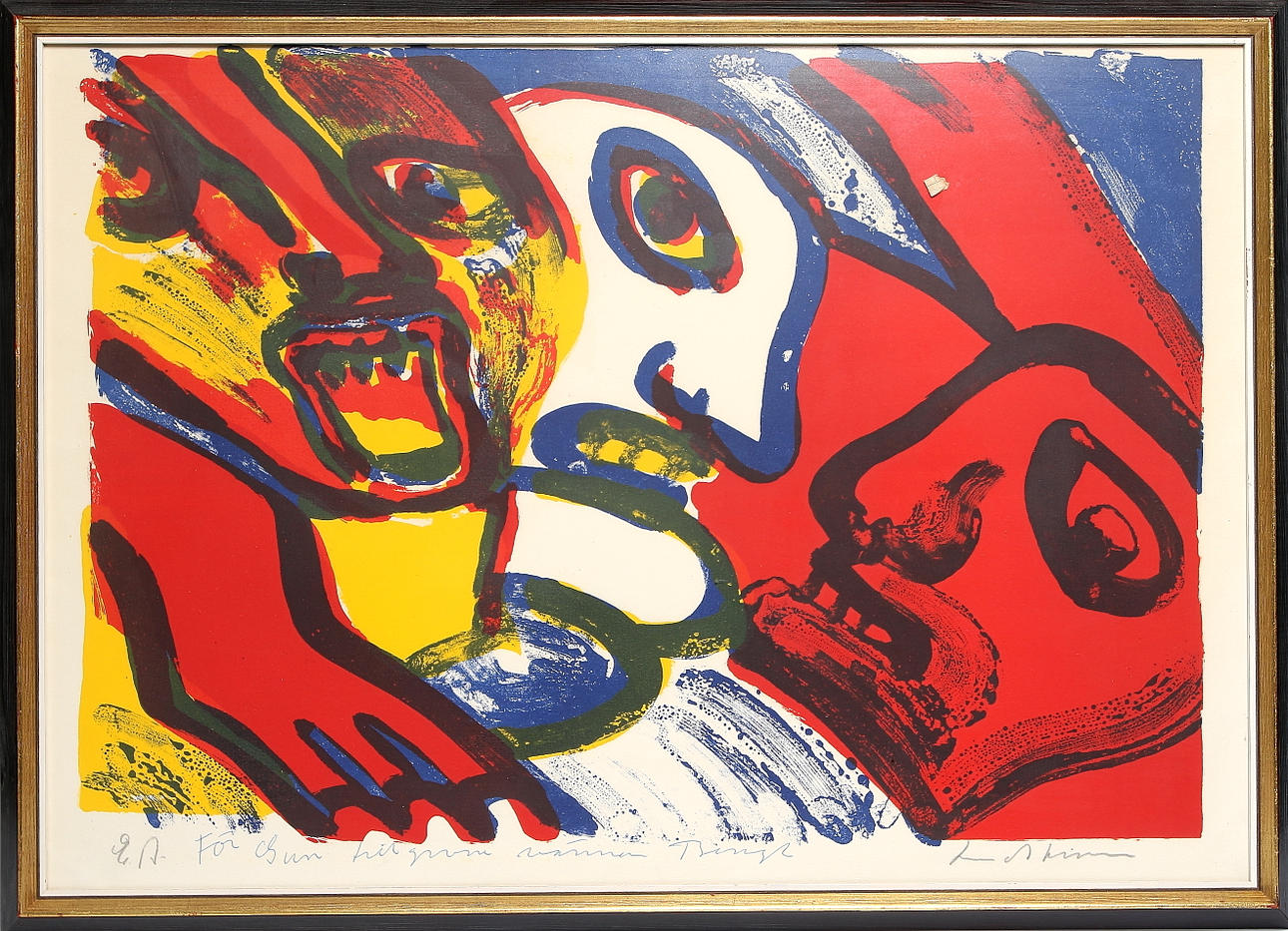 BENGT LINDSTRÖM. Litografi, signerad och märkt EA.