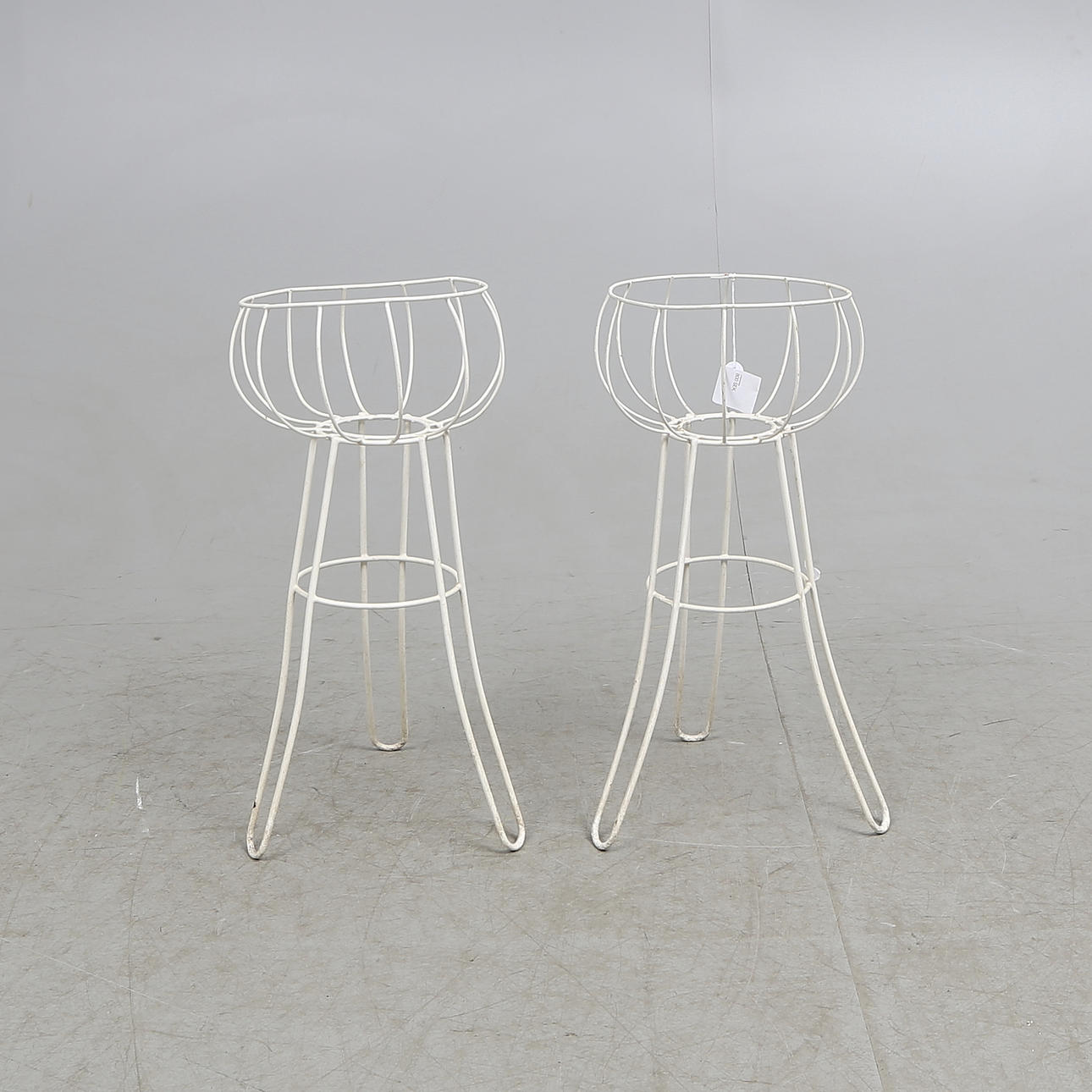 BLOMSTÄLLNINGAR, ett par, 1900-talets mitt.