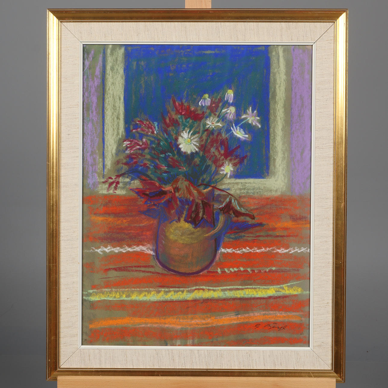 GIDEON BÖRJE. DIBUJO, tiza.