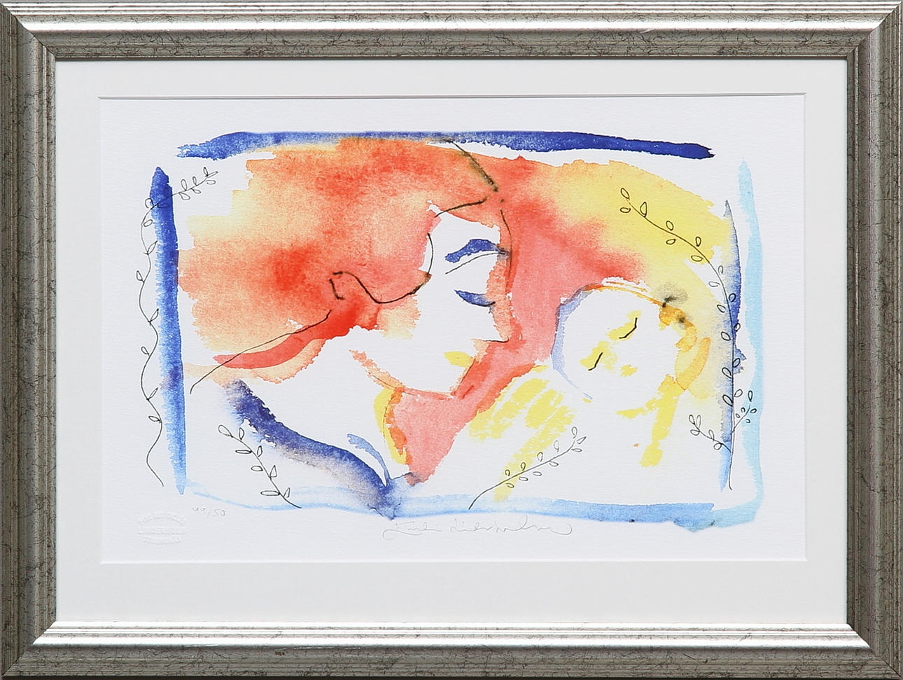 EMILIA LINDERHOLM. Grafiskt blad, Signerad och numrerad 49/50.