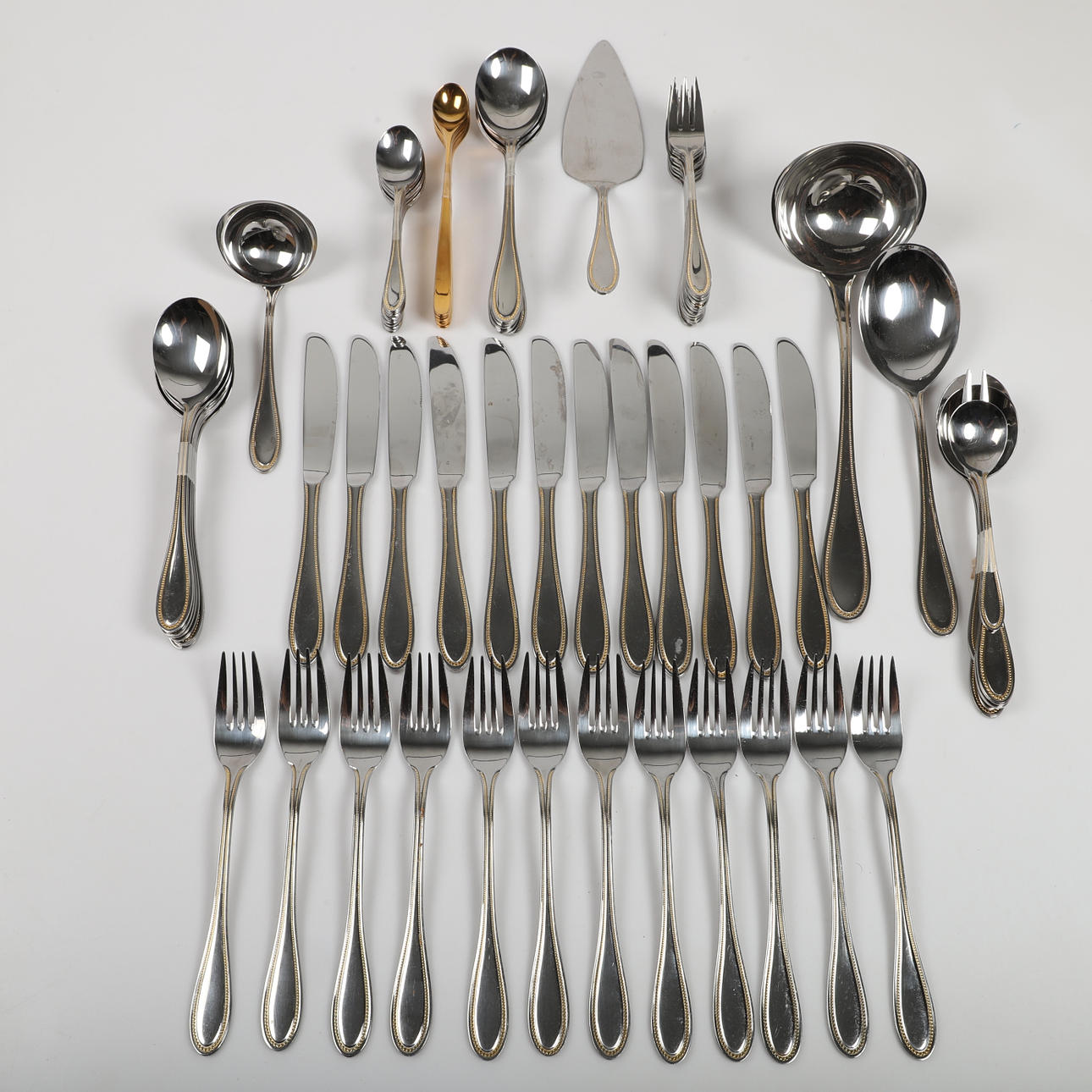 BESTECKSET, 73-teilig, rostfrei, Marke Tischfein.