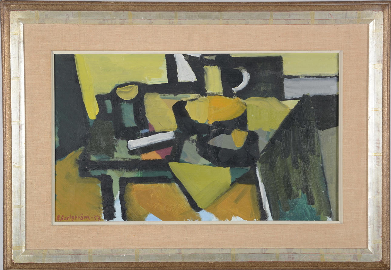 ERIC CARLSTRÖM. Olja på duk.