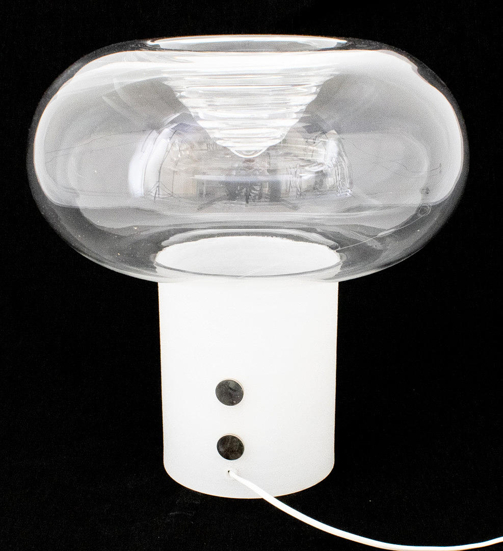 OLLE ALBERIUS. BORDSLAMPA, glas Orrefors.