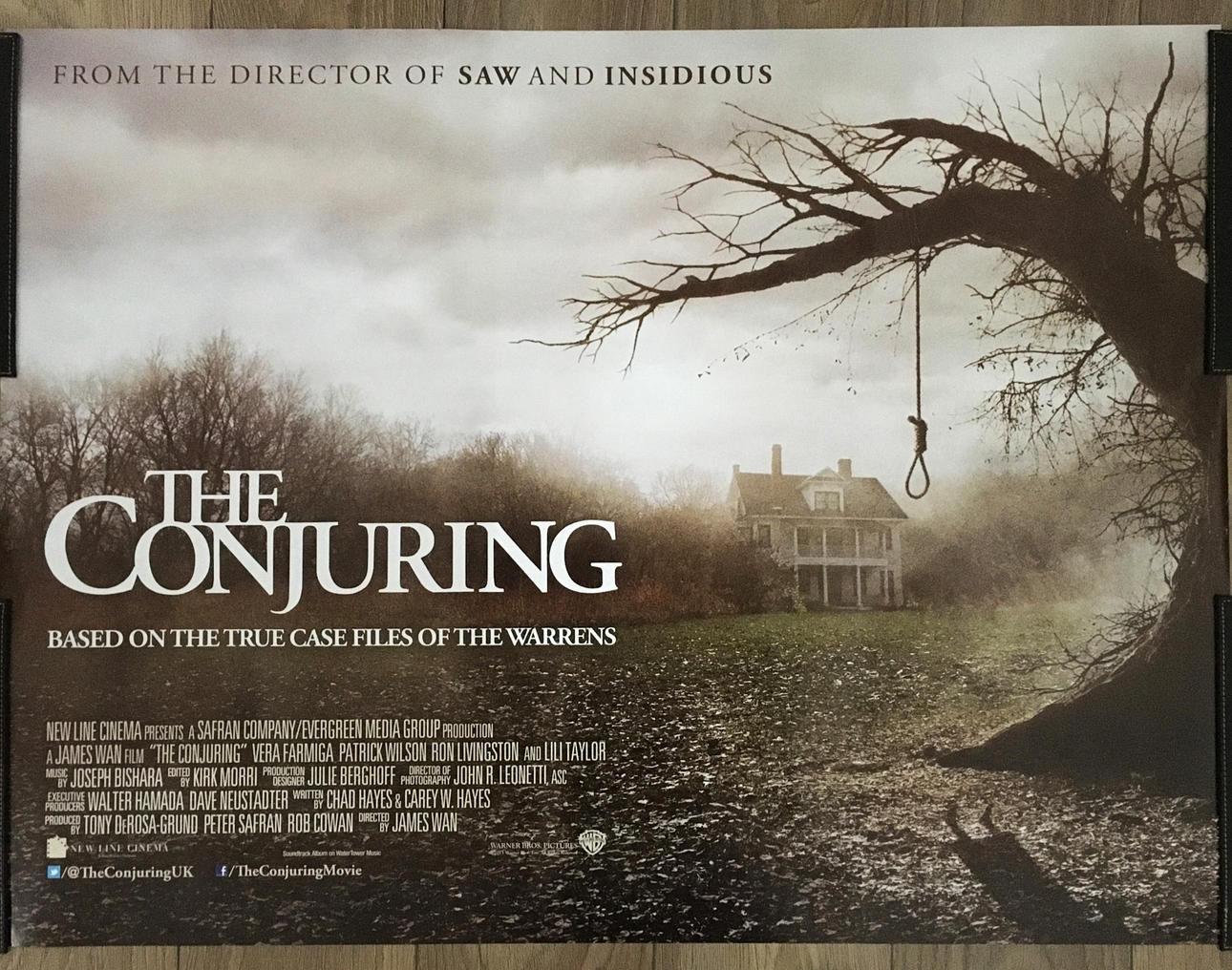 FIVE POSTERS FOR "THE CONJURING".