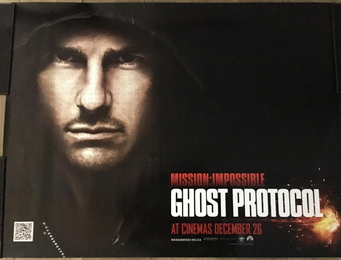 SECHS FILMPLAKATE ZU „MISSION IMPOSSIBLE – GHOST PROTOCOL“.