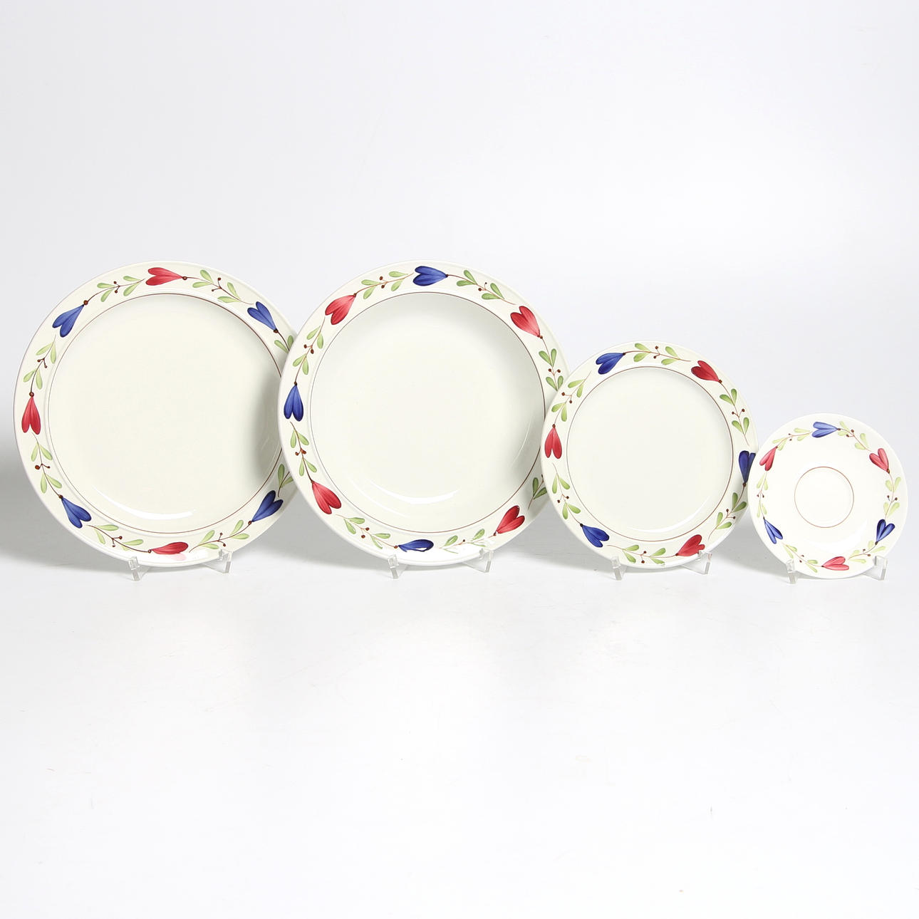 MATSERVIS, 42 delar, flintgods, "Ranka", Gustavsberg.