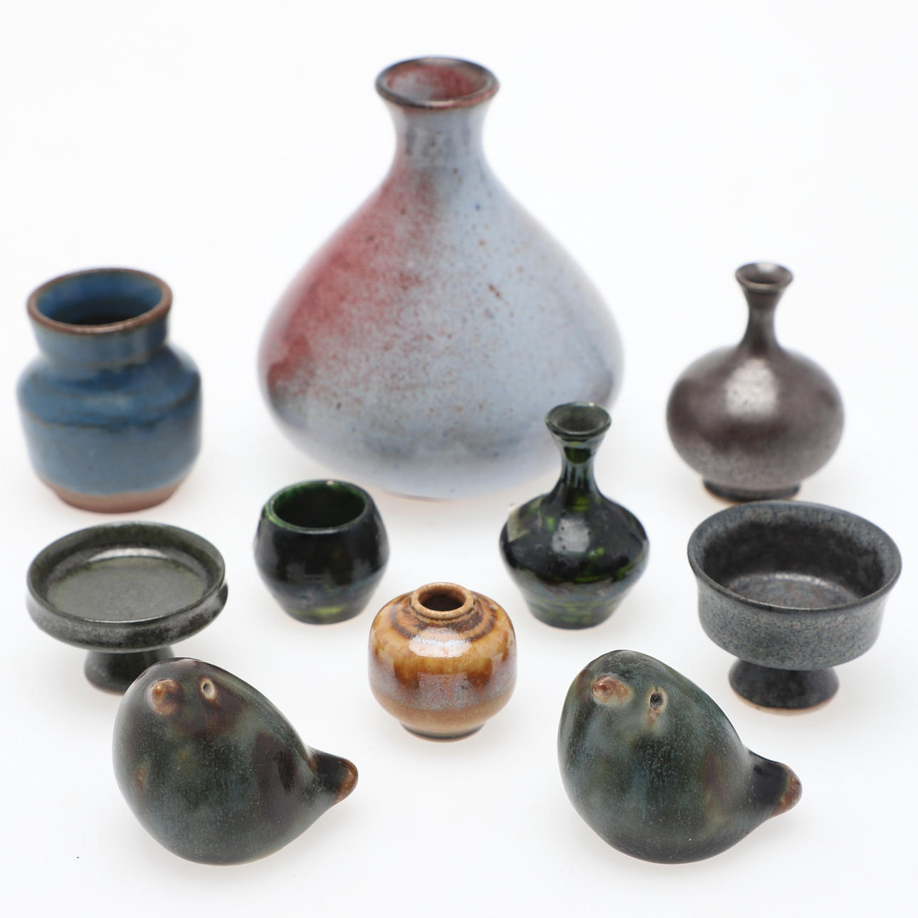 MINIATURE, 10 styk, inklusive John Andersson for Höganäs.