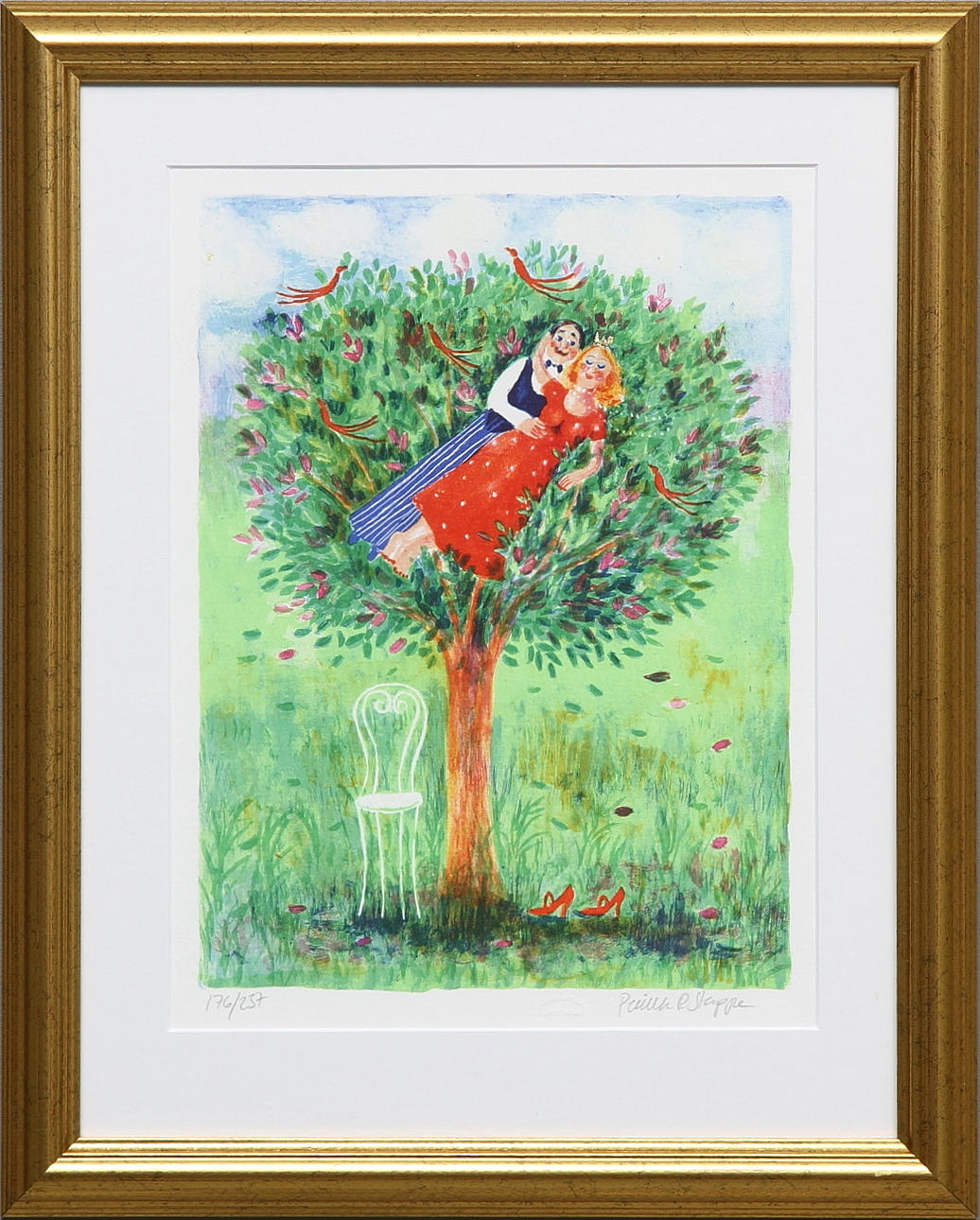 PERNILLA STAPPE. Grafiskt blad, signerad och numrerad 176/237.