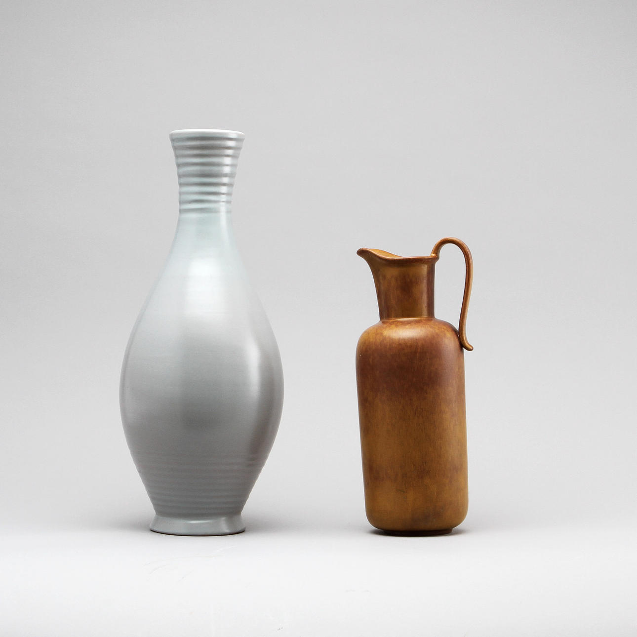 VASER, 2 st, lergods, Gunnar Nylund samt Bofajans.