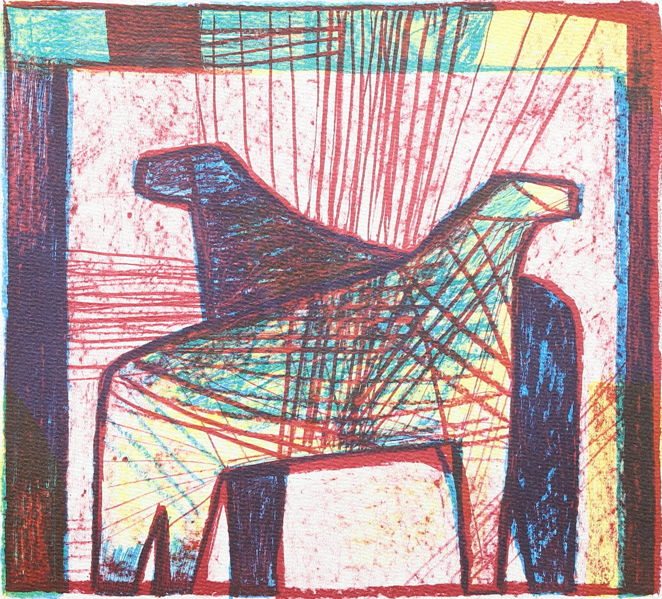 LIS KLÄPP (1953-). Horses, lithograph, HC, signed.