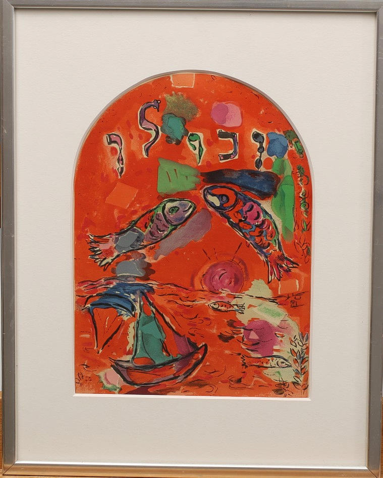 MARC CHAGALL. Efter, Färgtryck.