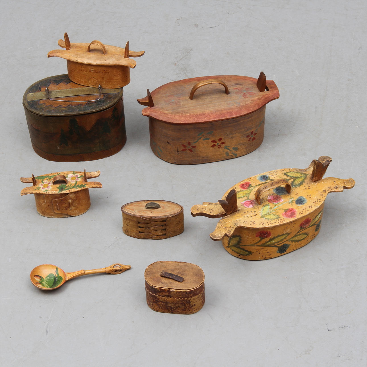 SVEPASKAR MED MERA, 8 delar, 1900-tal.