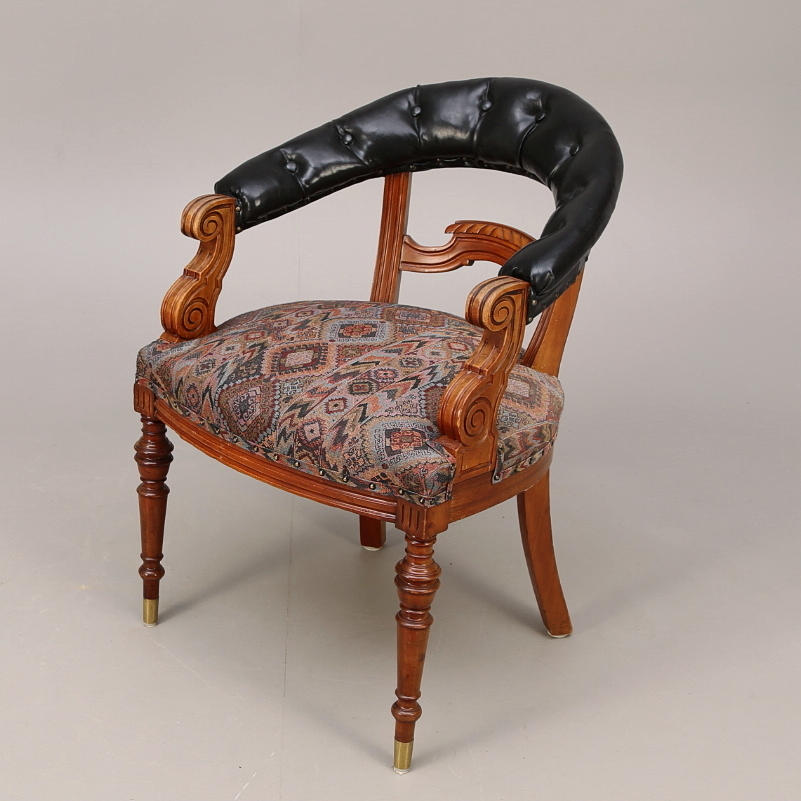 SKRIVBORDSSTOL, engelsk stil, 18-/1900-tal.