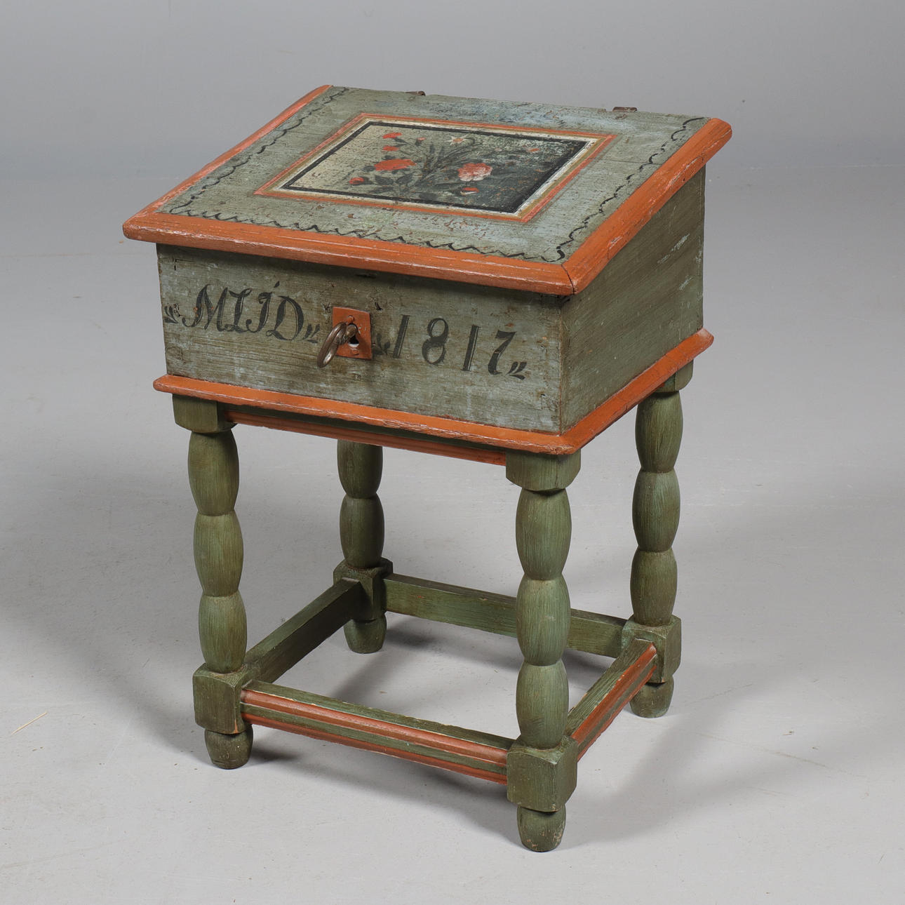 BRYSTE, almindelig mand, malet, dateret 1817.