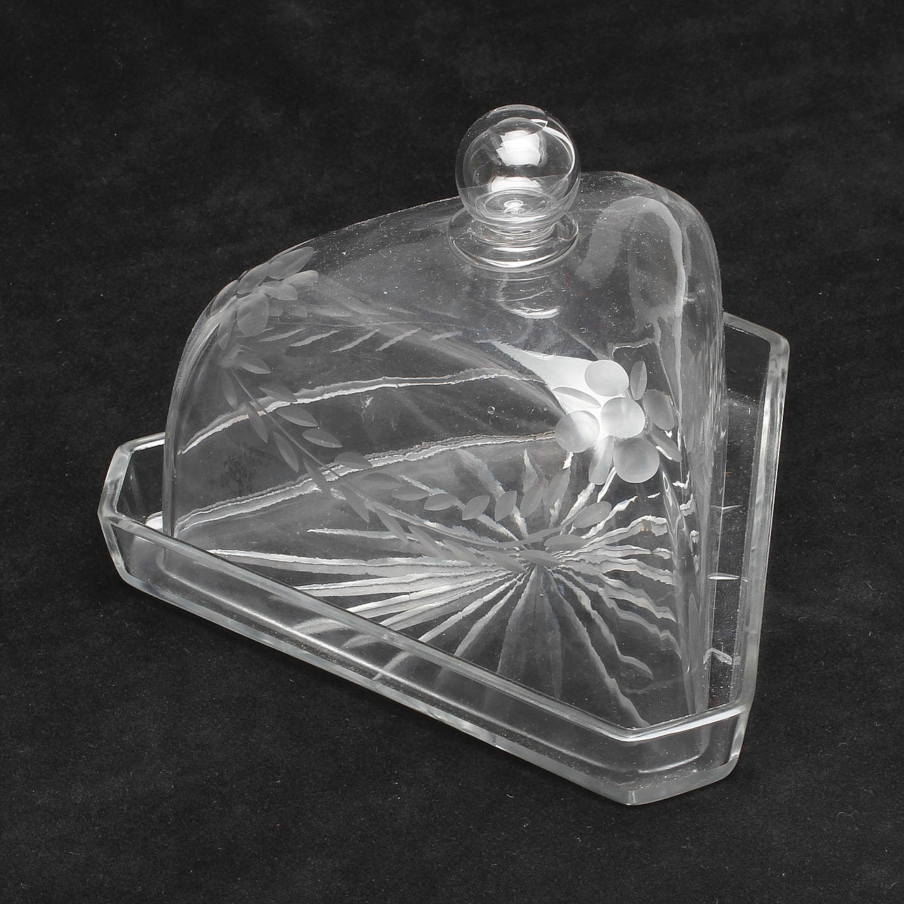 OSTKUPA MED FAT, glas, 1900-tal.