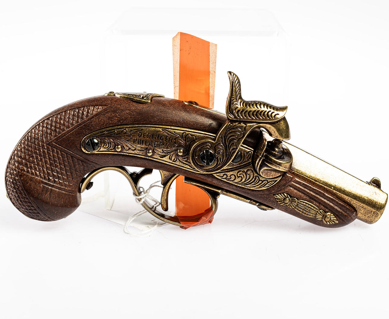 PISTOLE, Perkussionsschloss, Deringer Philadelphia, Replik.