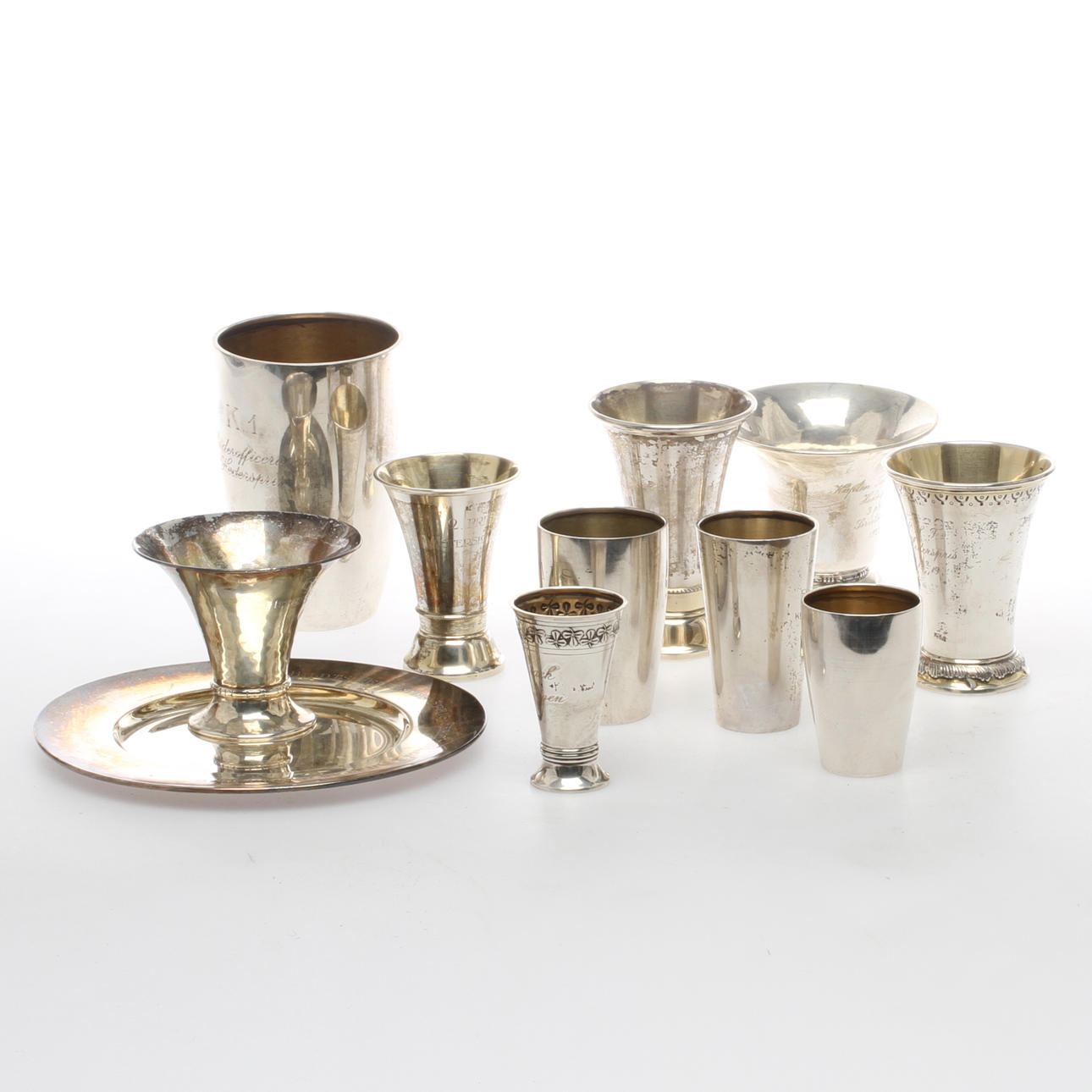 PARTI SILVER, 11 delar, 1900-tal.