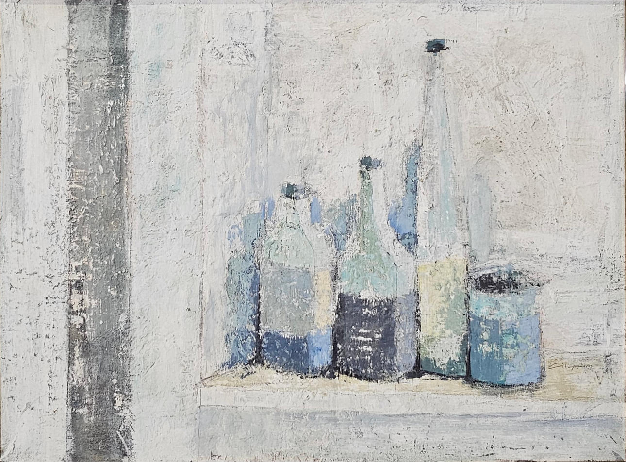 MARGARITA GIL GRANERO. BODEGÓN. ÓLEO SOBRE LIENZO.