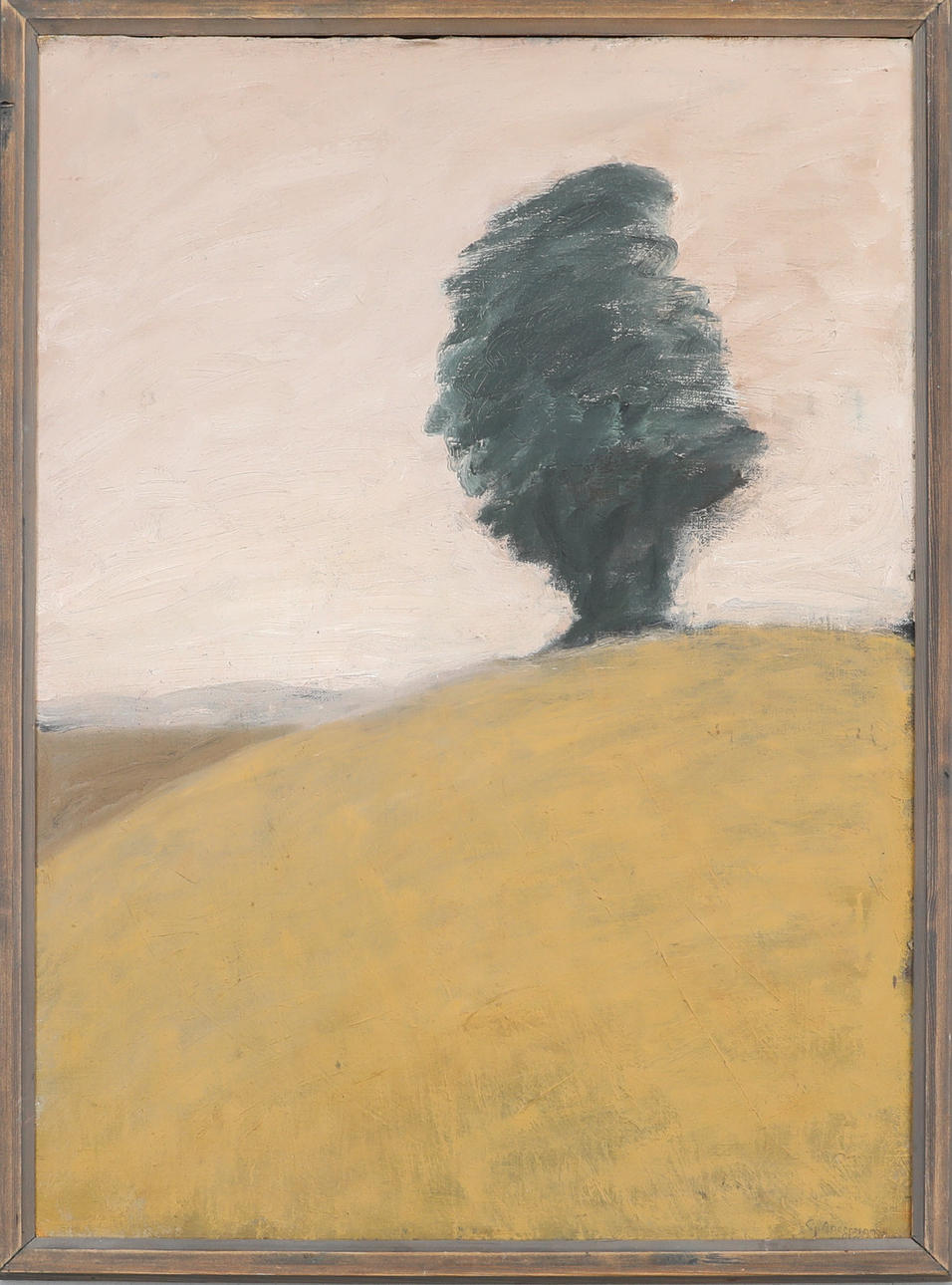 GÖRAN ANDERSSON. oil on Board, signed.