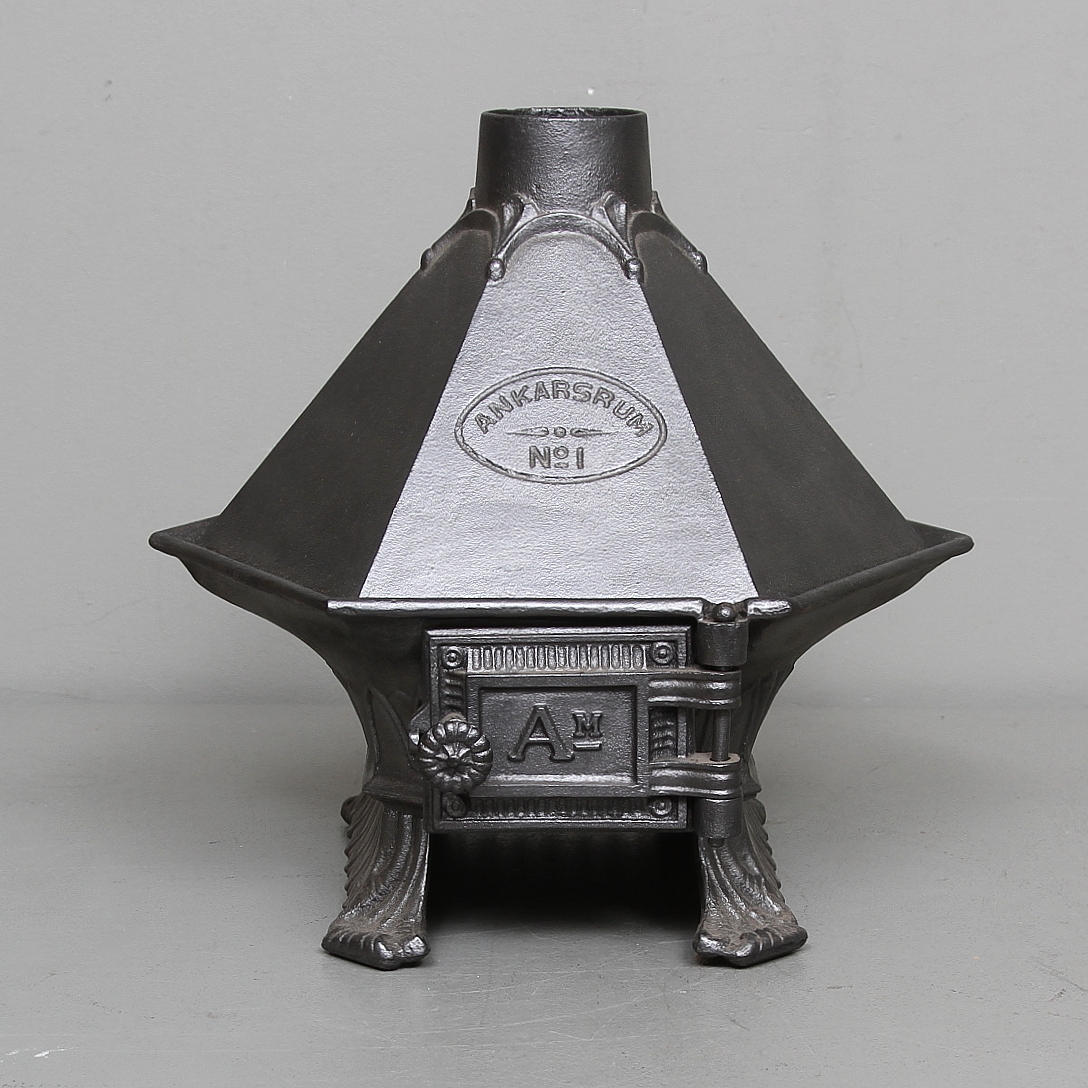 KAMIN, gjutjärn, Ankarsrum No. 1.
