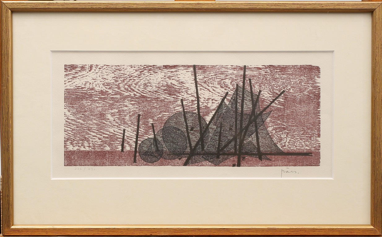 PÄR SANDBERG. Lithography, m236/430, signed Pärs.
