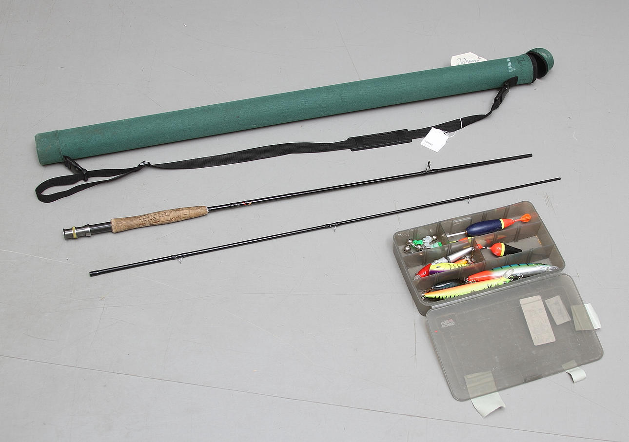 DIVERSE FISKE, flugspö, fiskedrag, Bla Loop.