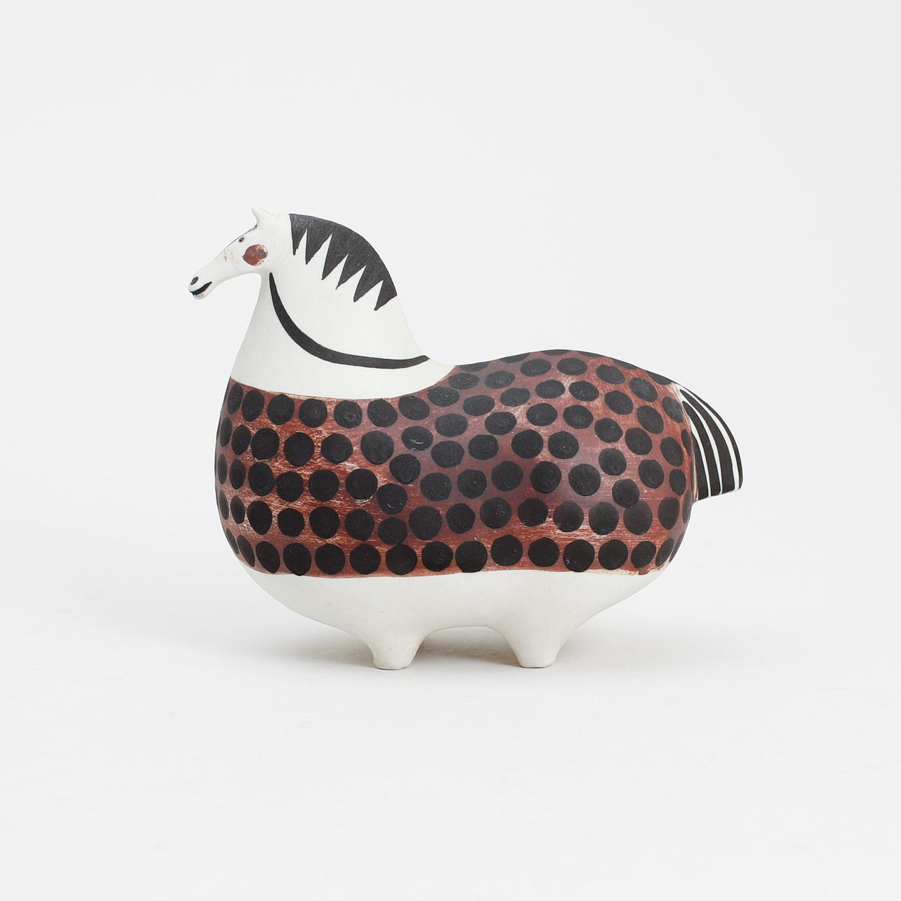 STIG LINDBERG. Figurine, stoneware, "Runner", Gustavsberg.