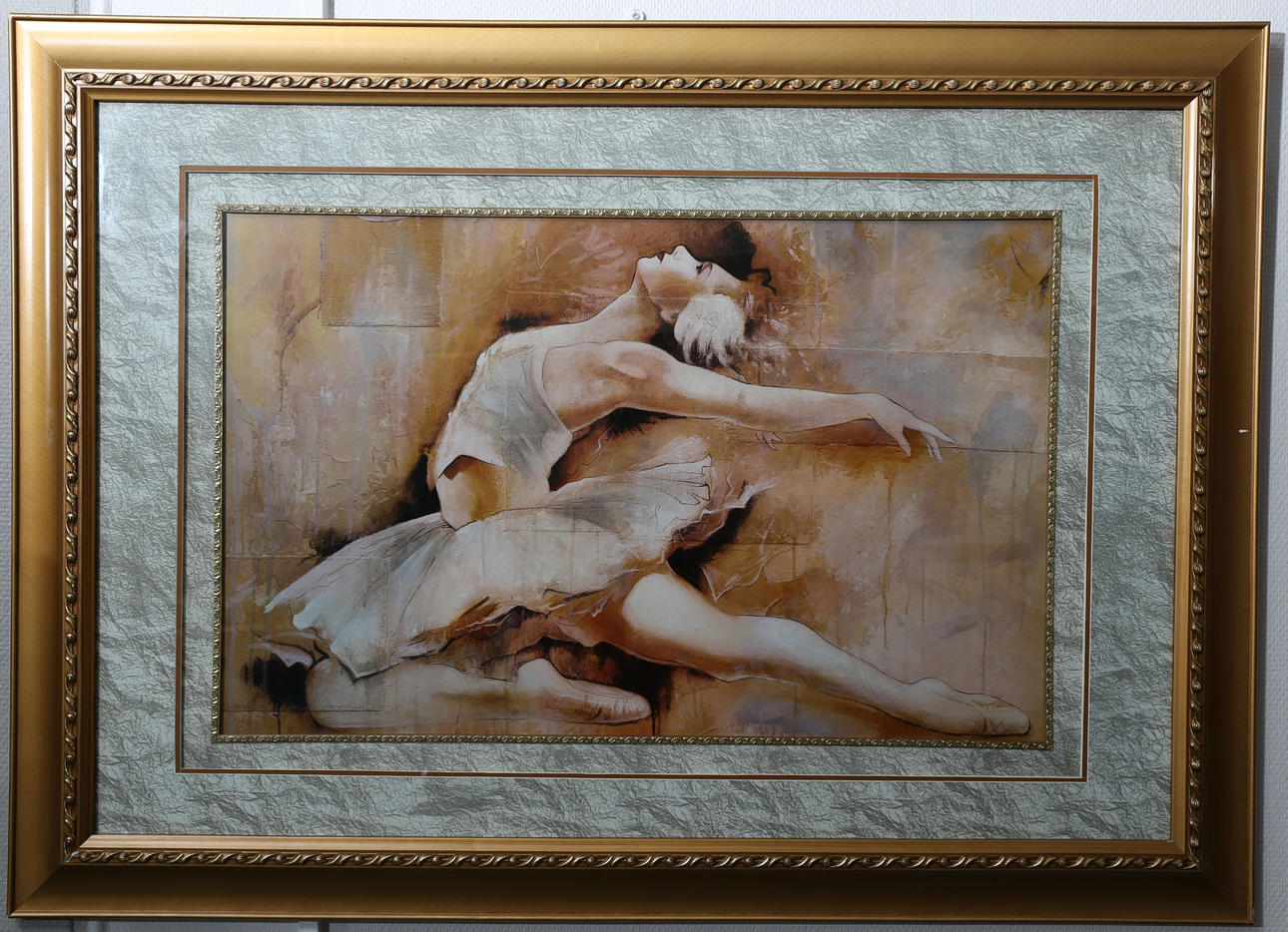 REPRODUKTION, förgylld ram, 1900-talets fjärde kvartal.