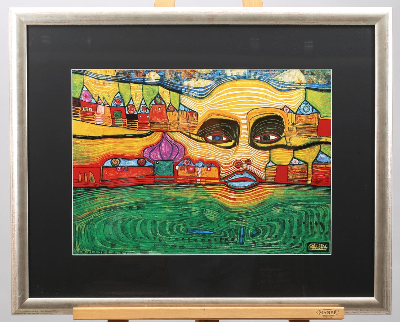 FRIEDENSREICH HUNDERTWASSER. EFTER. Irinaland över Balkan.