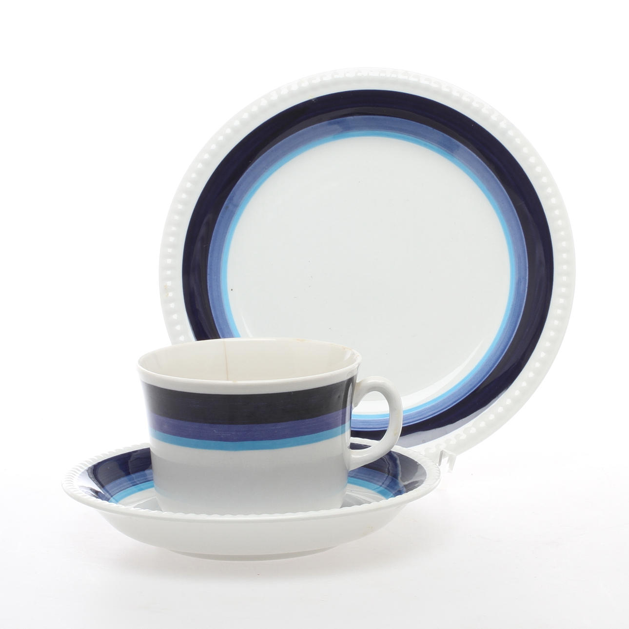 SERVISDELAR, 15 delar, porslin, "La Mer", Upsala-Ekeby, Gefle.