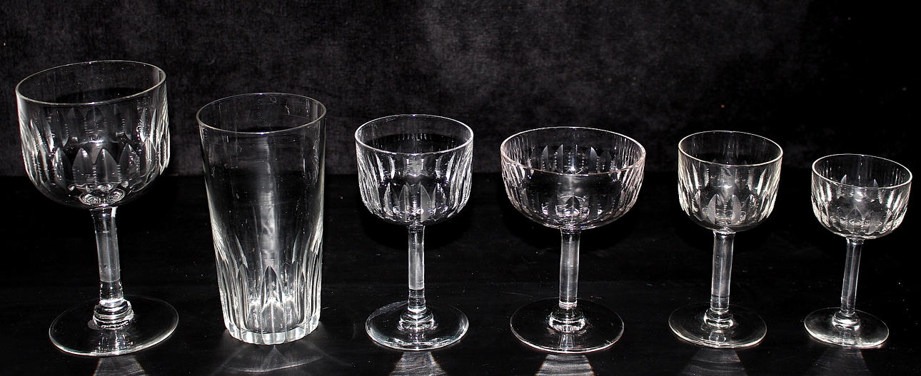 GLAS, 36 delar, kristall, Ulleglas.