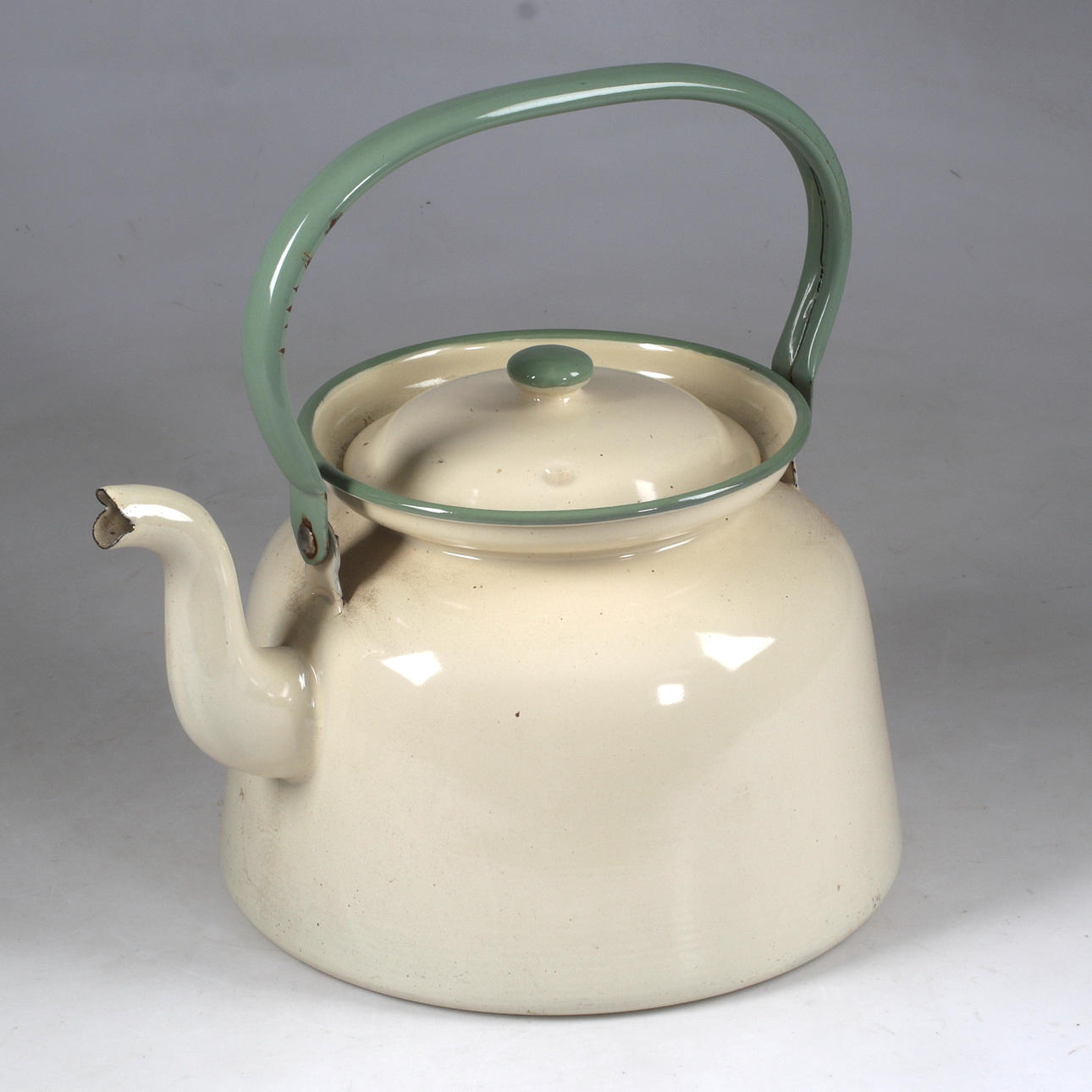 TEAPOT, enamel, 6 liter, Kockums, 1900s.
