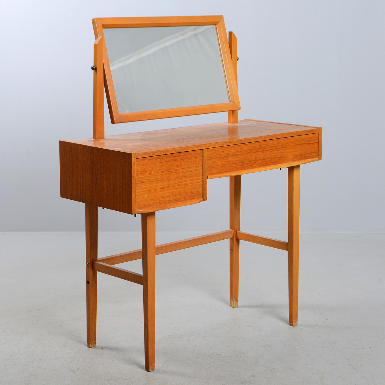 SMINKBORD, teak, 1950/60-tal.