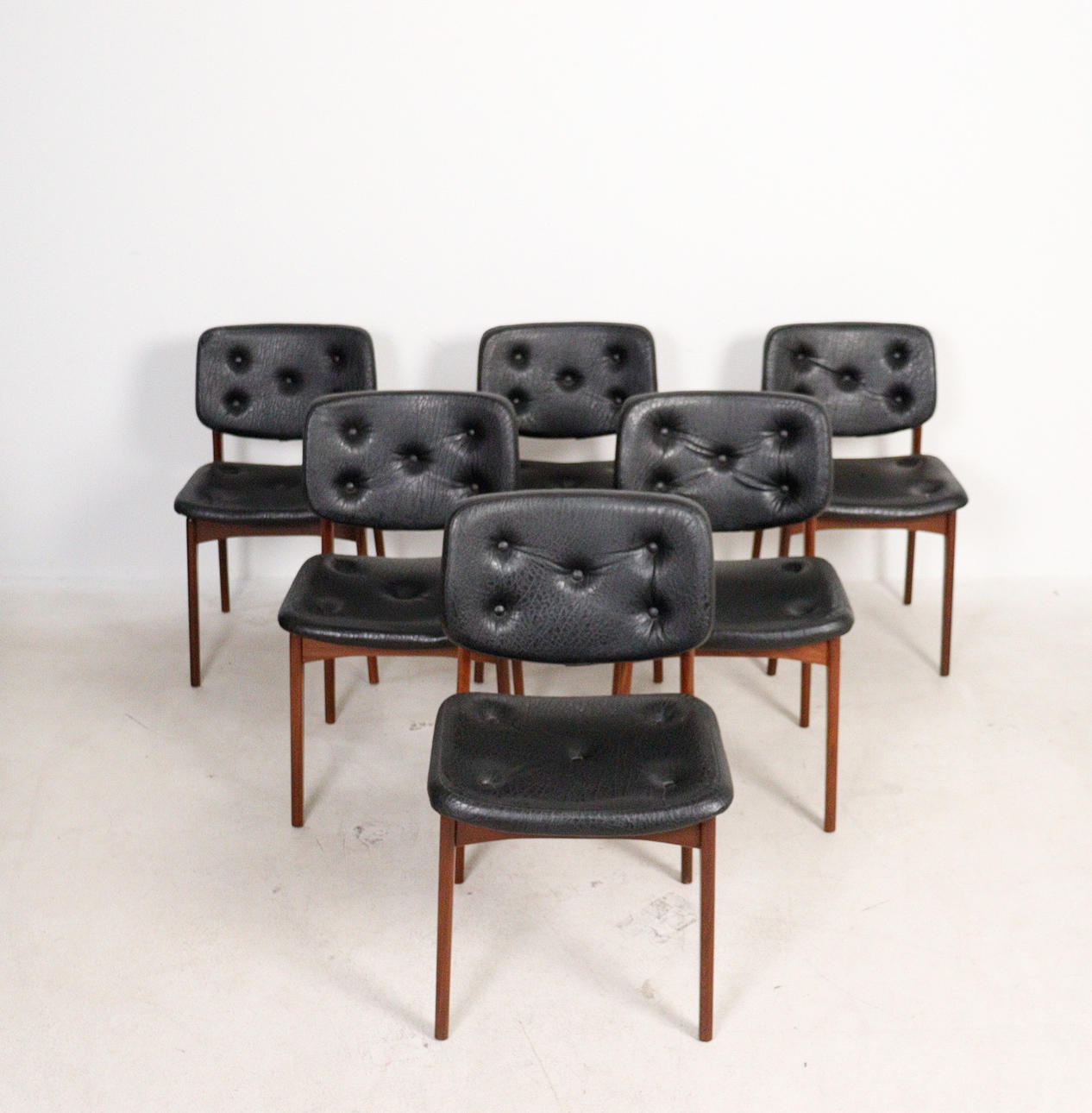 Mid Century Matbord Set, 1970-tal (7).