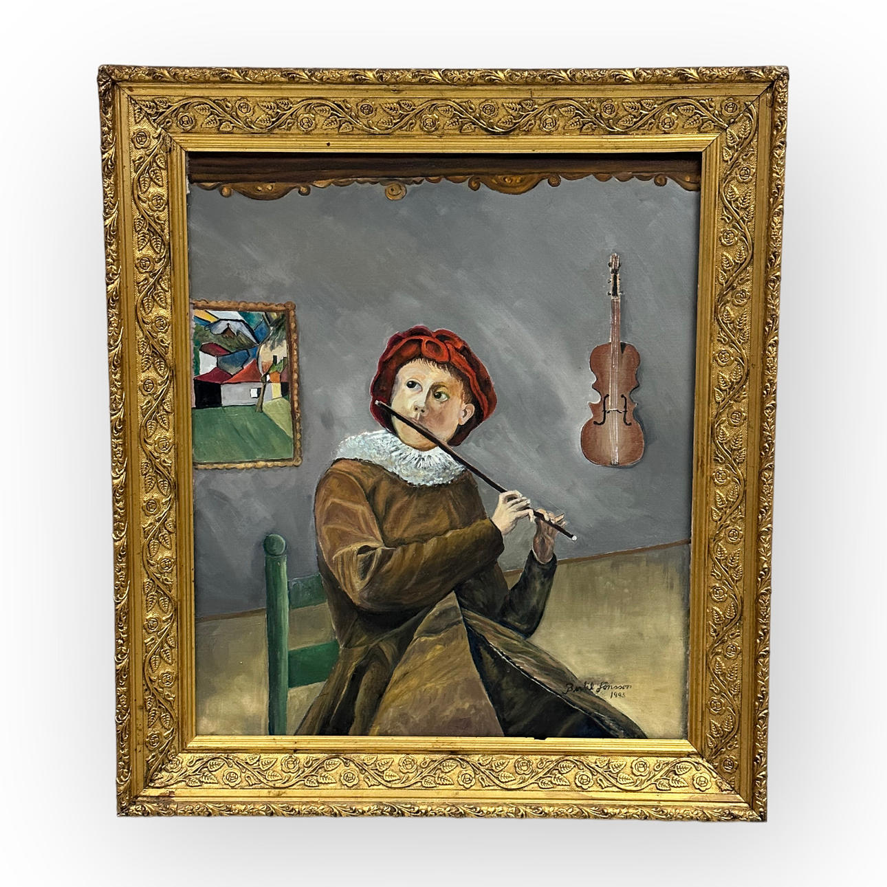 BODIL JÖNSSON. Olja på duk.