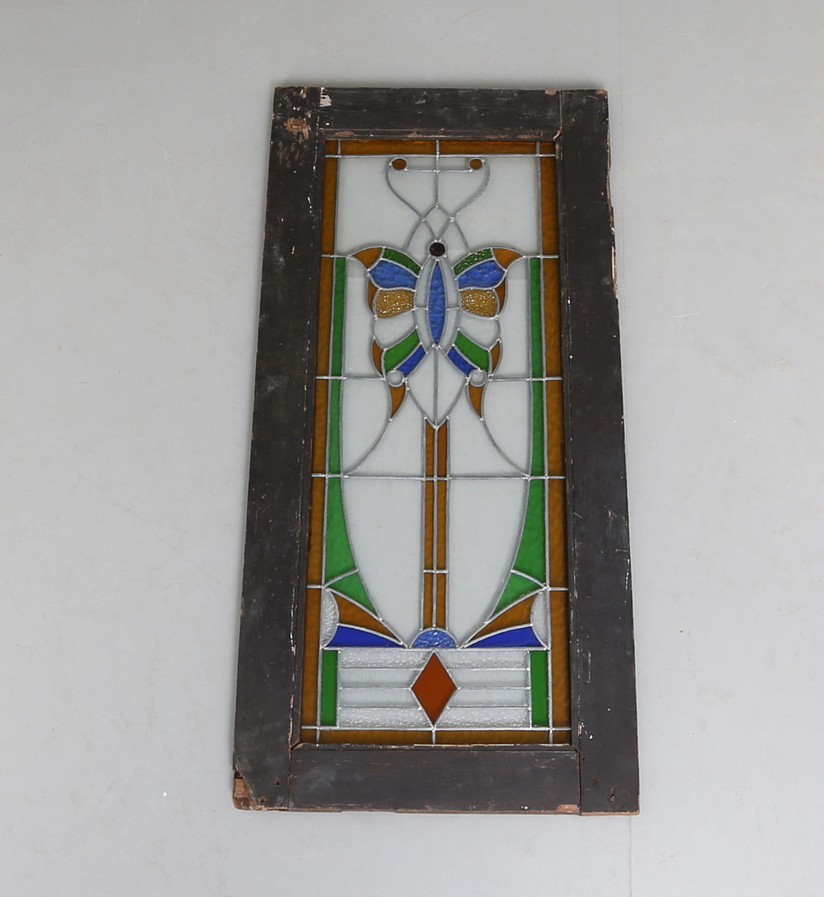 JUGENDFÖNSTER, blyinfattat glas, 1900-tal.