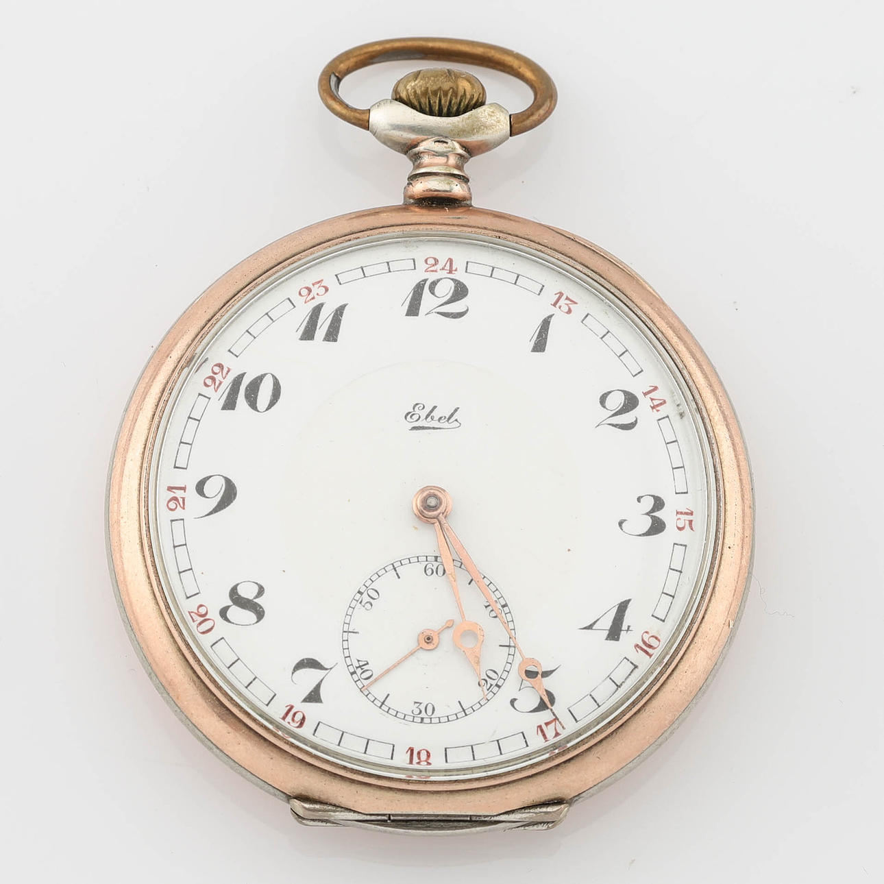 EBEL, pocket watch, silver.