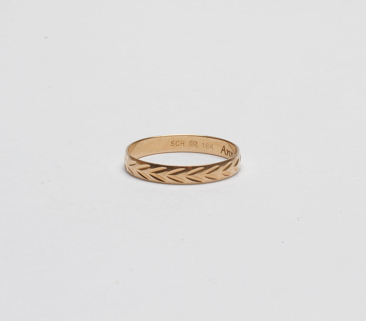 RING, 18k guld, vikt ca 2 gr.