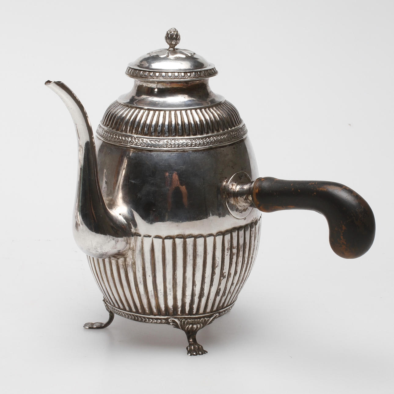 KAFFEKANNA, silver, empire, troligen Hans Stephan Liljeblad(verksam 1826-1841), Nyköping.