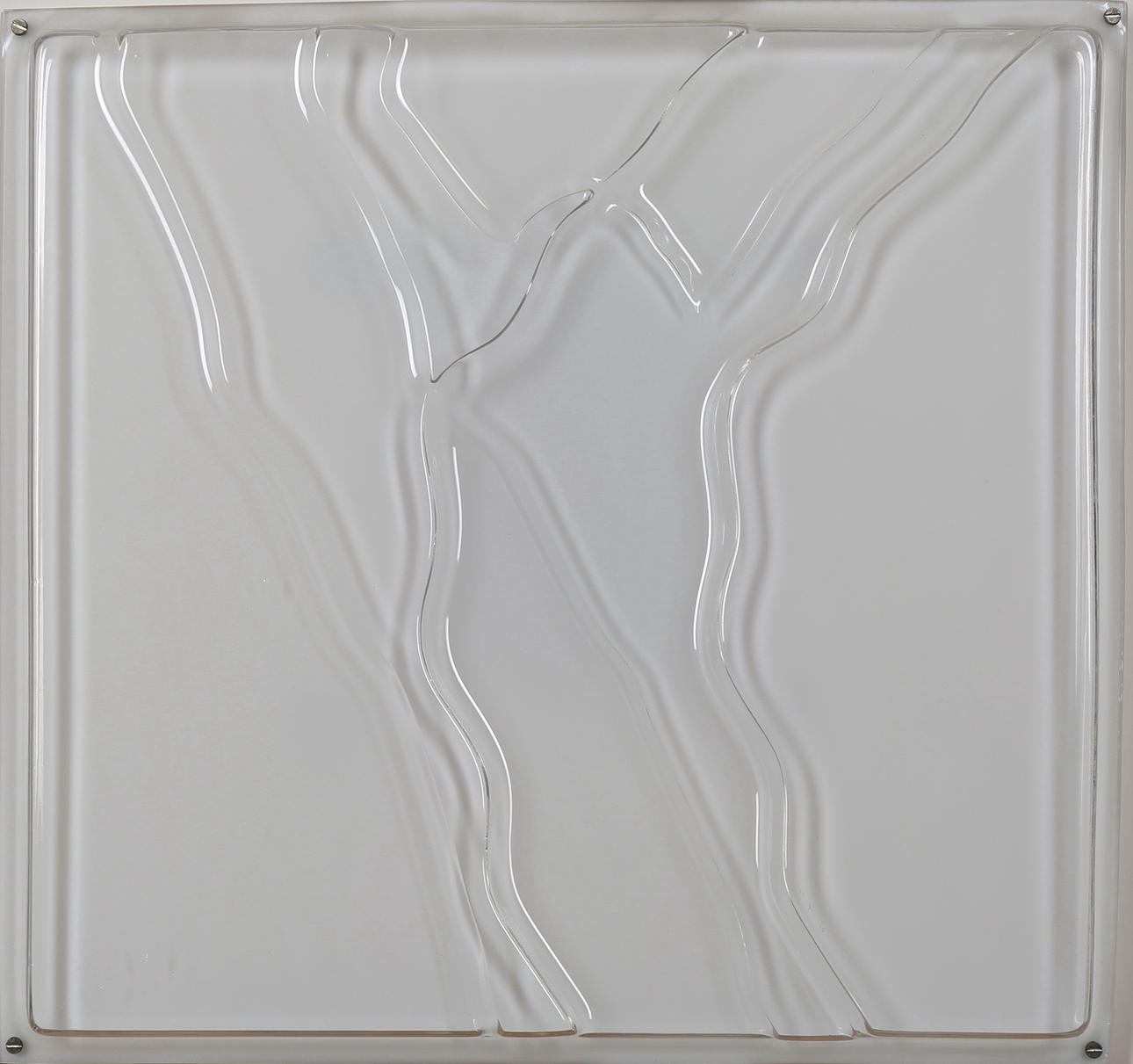 GUN GORDILLO. Komposition i plast/plexiglas, etikettmärkt Gun Gordillo Galerie Leger...