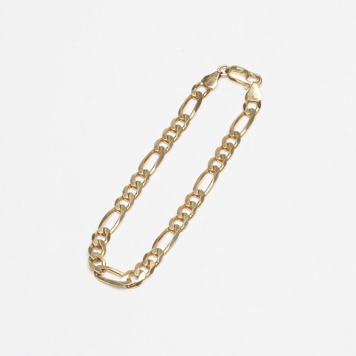 ARMBAND FIGARO, 18k guld, vikt ca 13,7 gr.